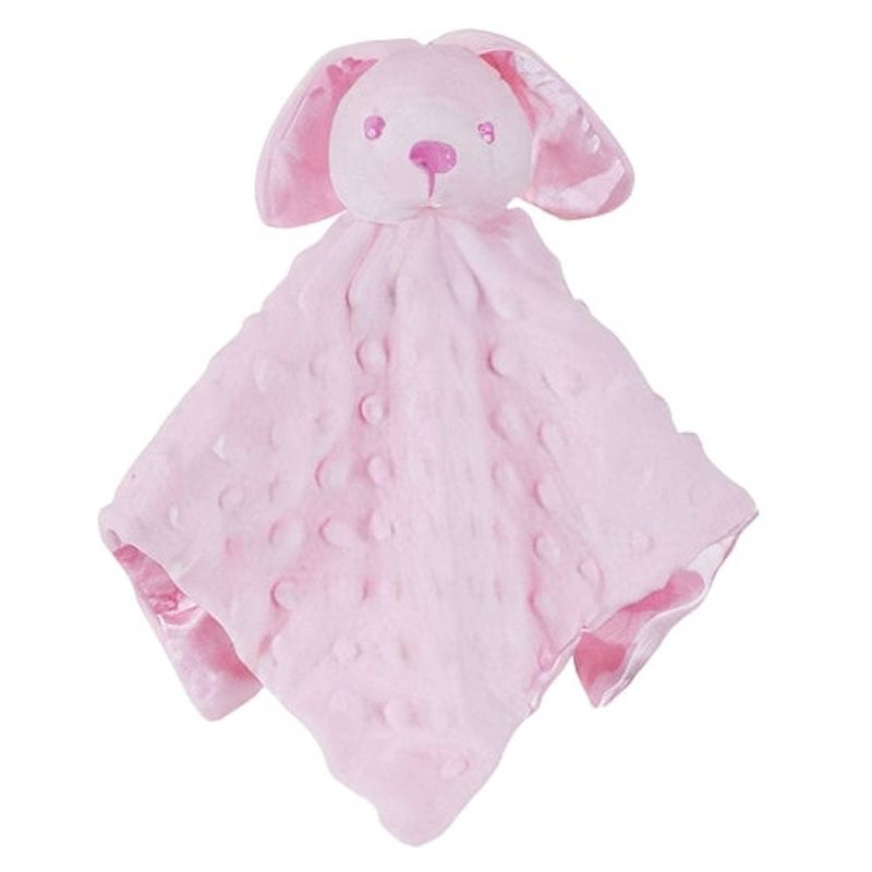 Foto van Soft touch knuffeldoekje konijn meisjes 36 cm polyester roze