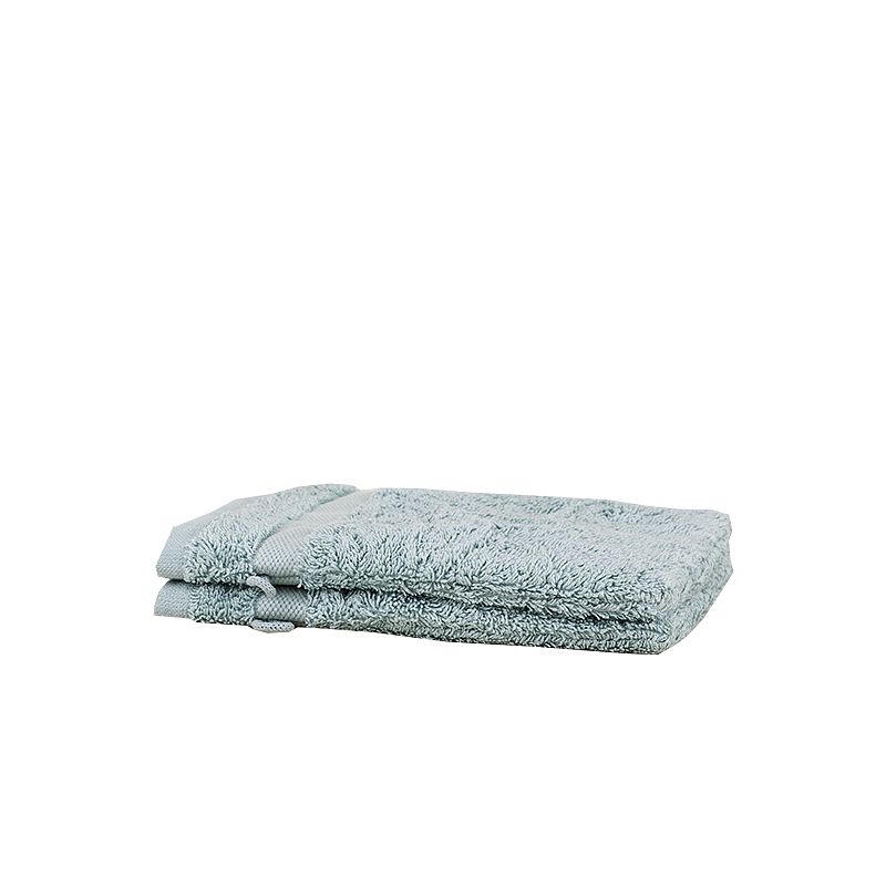 Foto van Presence 2-pack luxe washandjes kleur: jade green