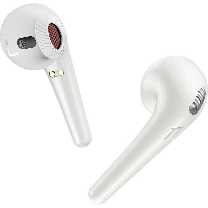 Foto van 1more comfobuds in ear oordopjes bluetooth wit noise cancelling headset, bestand tegen zweet, touchbesturing, waterbestendig