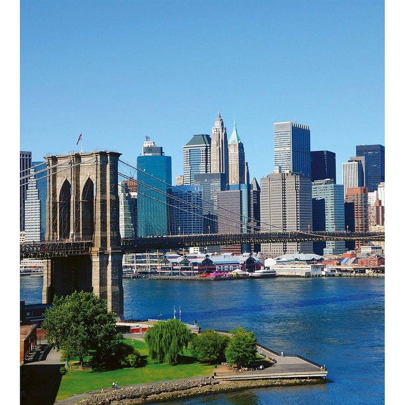 Foto van Dimex brooklyn bridge 1 vlies fotobehang 225x250cm 3-banen