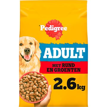 Foto van Pedigree adult hondenbrokken rund en groenten hondenvoer 2.6kg bij jumbo