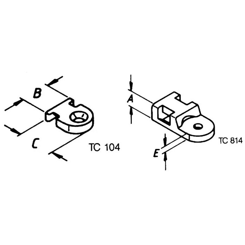 Foto van Helukabel tc 812 bevestigingssokkel schroefbaar 91043-1000 hittebestendig transparant 1000 stuk(s)