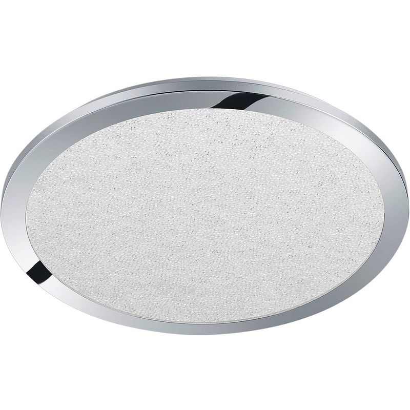 Foto van Led plafondlamp - plafondverlichting - trion cinopi - 22w - warm wit 3000k - spatwaterdicht ip44 - dimbaar - rond - mat