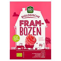 Foto van Jumbo biologische frambozen 250g