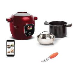 Foto van Moulinex cookeo connect smart multicooker, 6l, hoge druk, 200 ingebouwde recepten, bluetooth, speciale app yy5153fc