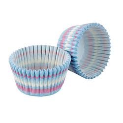 Foto van Cupcake vormpjes, 32 stuks, blauw - tala