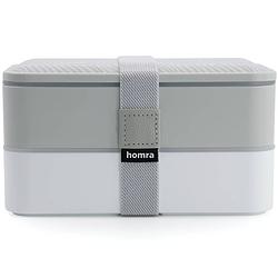 Foto van Homra 2-laags lunchbox dualo grey