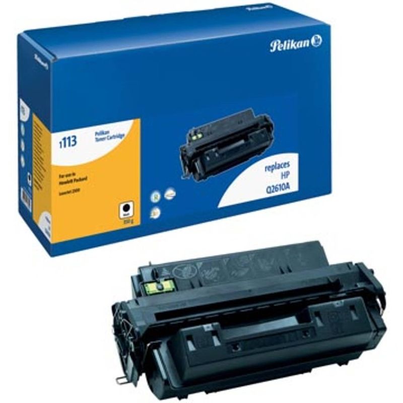 Foto van Pelikan toner zwart, 6000 pagina's voor hp 10a - oem: q2610a