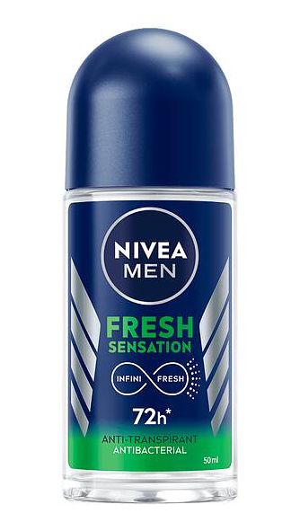 Foto van Nivea men fresh sensation antbacterial deoroller