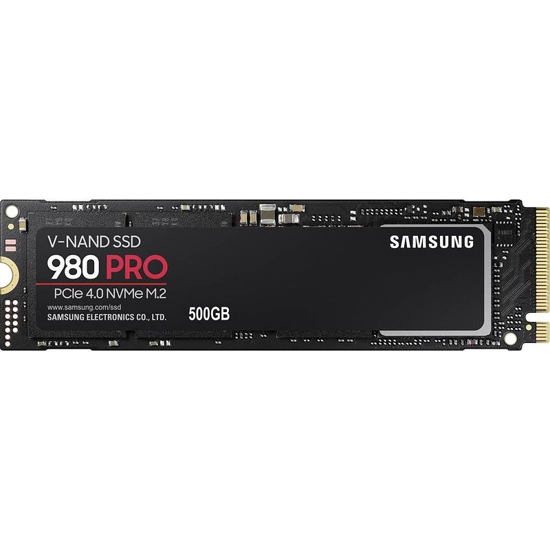 Foto van Samsung 980 pro 500gb interne ssd zwart