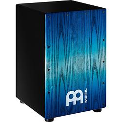 Foto van Meinl mcaj100bk-pbf headline snare cajon pacific blue fade