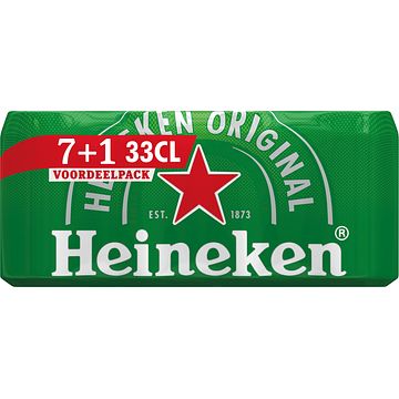 Foto van Heineken original blikken voordeelpack 8 x 330ml bij jumbo