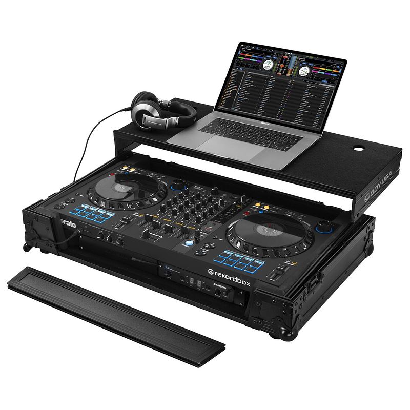 Foto van Odyssey fzgsddjflx61bl ata 1u glide style flightcase voor pioneer dj ddj-flx6