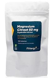 Foto van Fittergy magnesium citraat 50mg