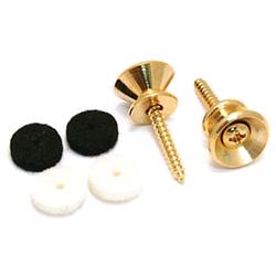 Foto van Fender pure vintage strap buttons gold (2 stuks)