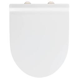 Foto van Wenko toiletbril duravit durastyle 37,5 x 46 cm rvs wit