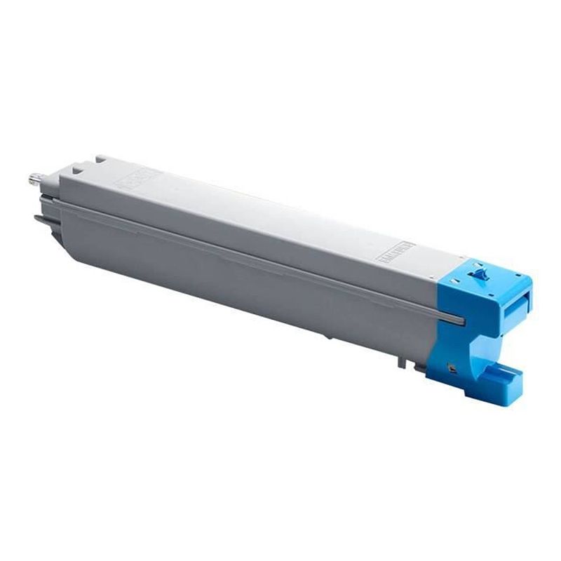 Foto van Samsung clt-c659s cyaan tonercartridge (su093a) voor clx-8640/8650