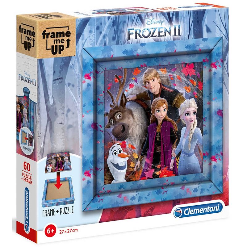 Foto van Clementoni legpuzzel frozen ii meisjes 27 cm karton 61-delig