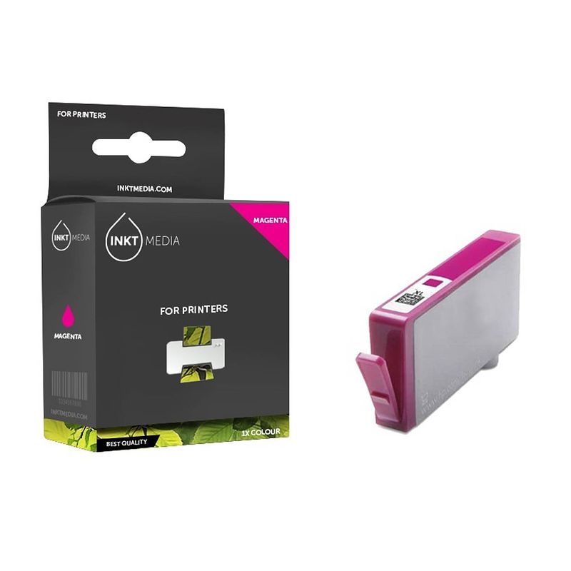 Foto van Geschikt hp 903xl 903 (t6m07ae) inktcartridge magenta hoge capaciteit van inktmedia