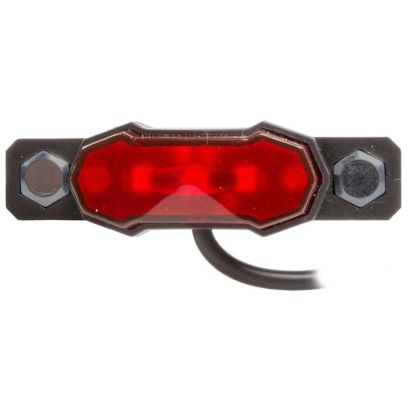 Foto van Smart achterlicht e-bike led rood/zwart