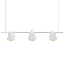 Foto van Metalen hanglamp e27 met 4w lamp 3 vlam