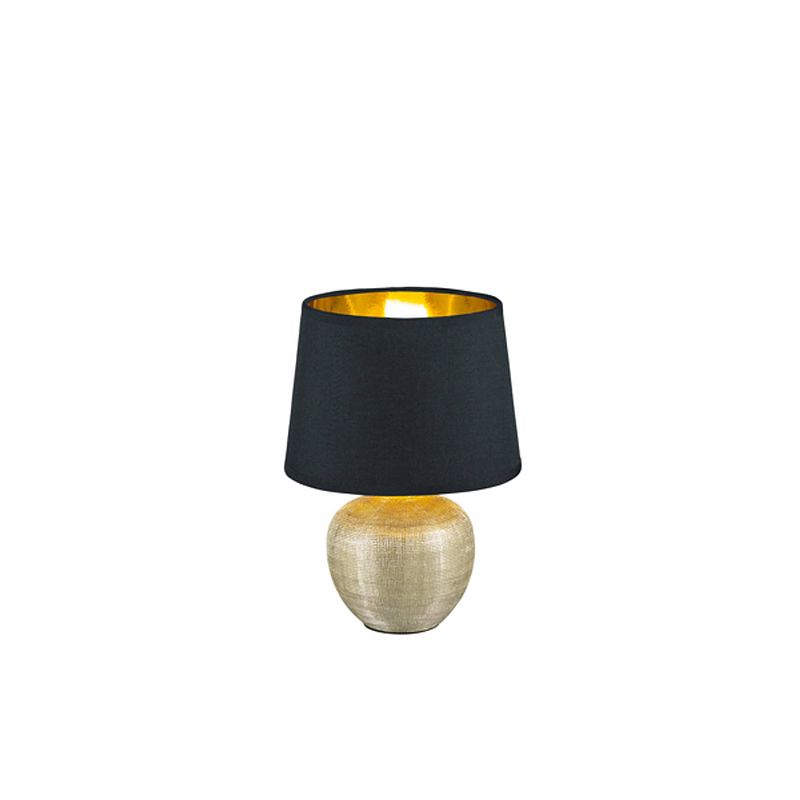 Foto van Moderne tafellamp luxor - kunststof - goud