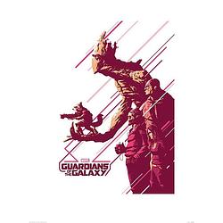 Foto van Pyramid guardians of the galaxy stance kunstdruk 60x80cm