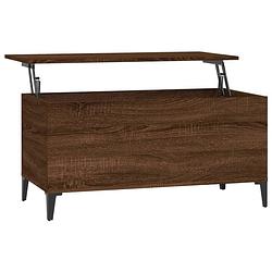 Foto van The living store salontafel - lift-top - bruineiken - 90 x 44.5 x 45 cm