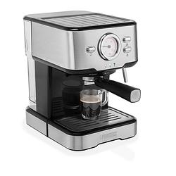 Foto van Princess 249412 espressomachine met melkopschuimpijpjes voor cappucino en latte macchiato 2 kopjes