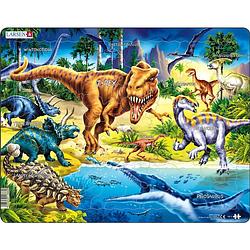 Foto van Larsen legpuzzel maxi dinosaurussen 57 stukjes