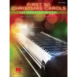 Foto van Hal leonard first 50 christmas carols you should play on piano songboek voor piano