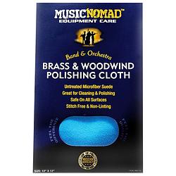 Foto van Musicnomad mn730 brass & woodwind untreated microfiber polishing cloth poetsdoek voor blaasinstrumenten