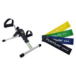 Foto van Tunturi - fitness set - stoelfiets - weerstandsbanden 4 stuks