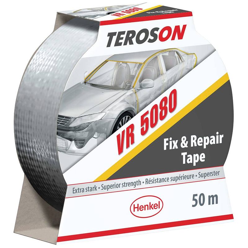 Foto van Teroson vr 5080 50m egfd 801378 plakband grijs (l x b) 50 m x 50 mm 50 m