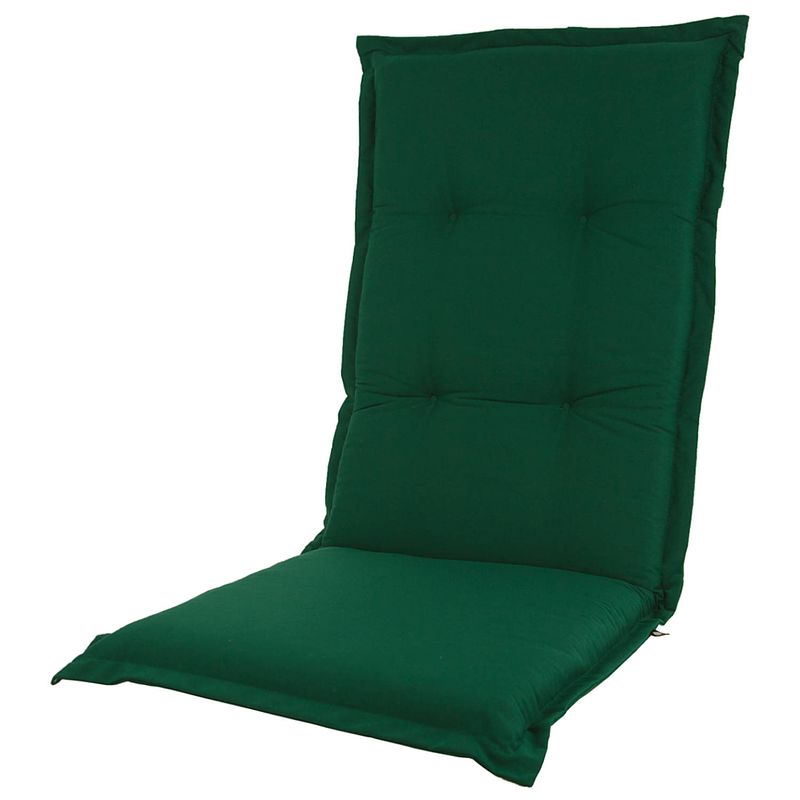 Foto van Kopu® prisma forest green comfortabel tuinkussen met hoge rug - groen