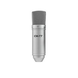 Foto van Omnitronic mic cm-77 studiomicrofoon zendmethode:kabelgebonden incl. shockmount, incl. klem