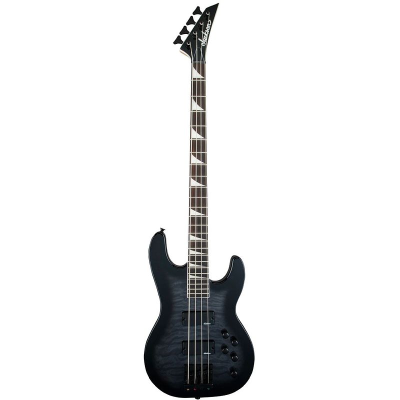 Foto van Jackson js series concert bass js3q transparent black