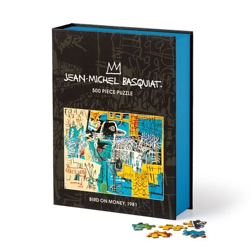 Foto van Basquiat bird on money 500 piece book puzzle - puzzel;puzzel (9780735379251)