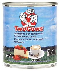 Foto van Two cows gecondenseerde melk