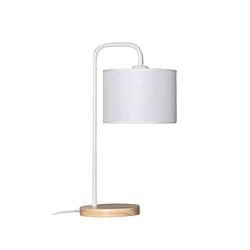Foto van Bussandri - scandinavische tafellamp - hout - scandinavisch - e27 - l:25cm - voor binnen - woonkamer - eetkamer -