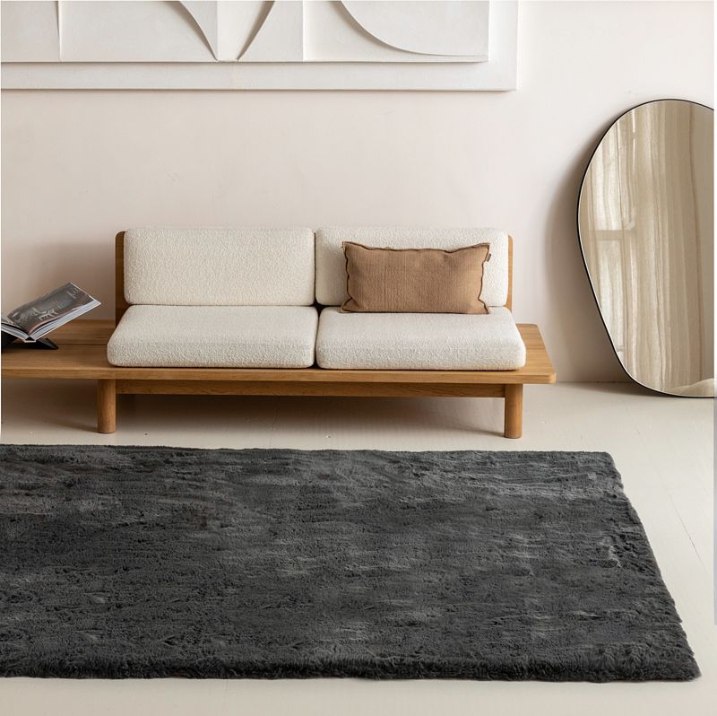 Foto van Vloerkleed comfy antraciet - grandstone - 240x330 cm - rechthoek & - rond laagpolig - dekbed-discounter.nl