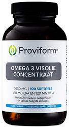Foto van Proviform omega 3 visolie concentraat softgels 100st