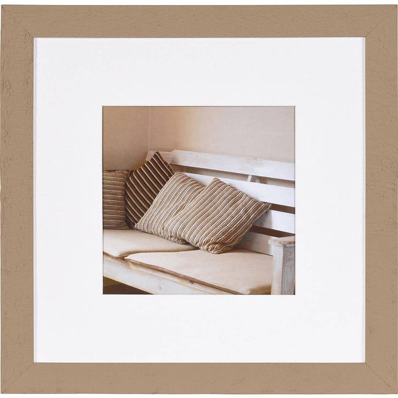 Foto van Henzo driftwood fotolijst - 40 x 40 cm - beige