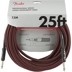 Foto van Fender professional tweed instrumentkabel 7.5 meter rood