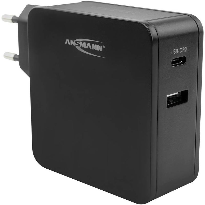 Foto van Ansmann home charger 254pd 1001-0096 usb-oplader thuis 2 x usb, usb-c bus