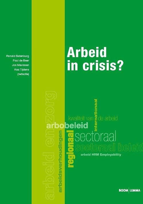 Foto van Arbeid in crisis - ronald batenburg - ebook