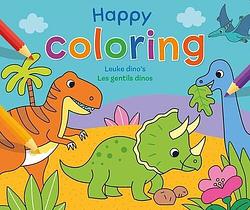 Foto van Kleurboek happy coloring leuke dino's