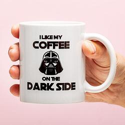 Foto van Mok i like my coffee on the dark side