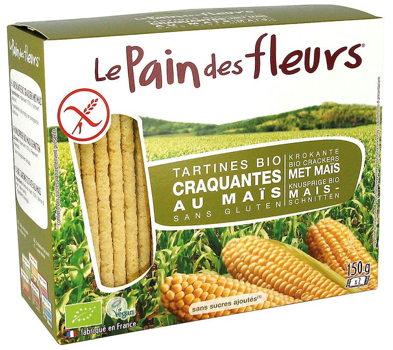Foto van Le pain des fleurs crackers maïs