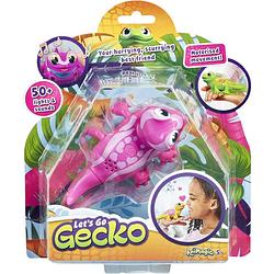 Foto van Goliath animagic let'ss go gecko - interactieve gekko - roze